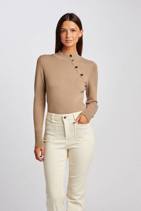 Morgan top taupe