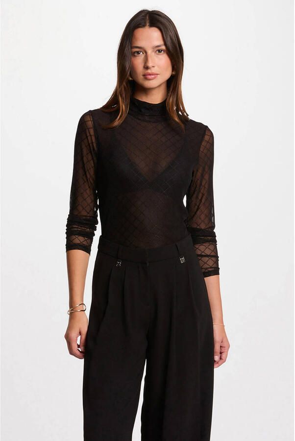 Morgan T-Shirt Lange Mouw TMESH - Foto 3