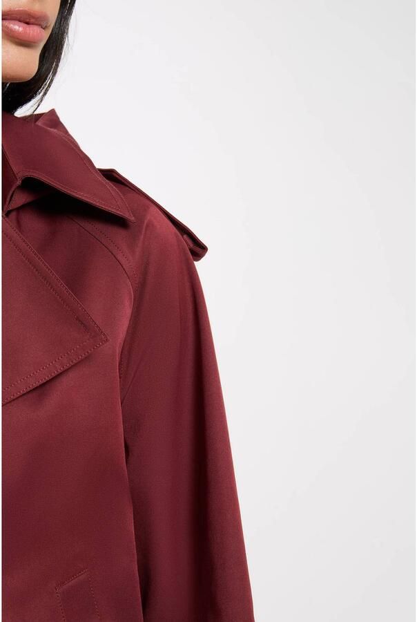 Morgan trenchcoat donkerrood - Foto 2