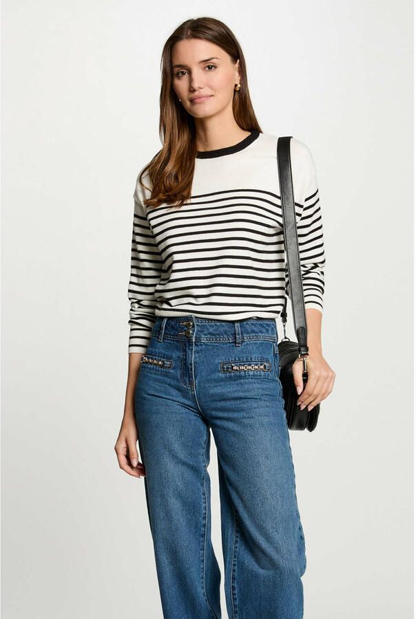 Morgan trui ecru fijn gebreid - Foto 2