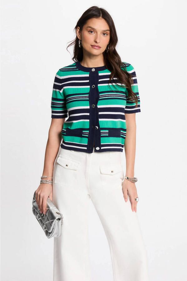 Morgan vest groen