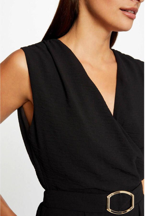 Morgan wide leg jumpsuit zwart - Foto 2