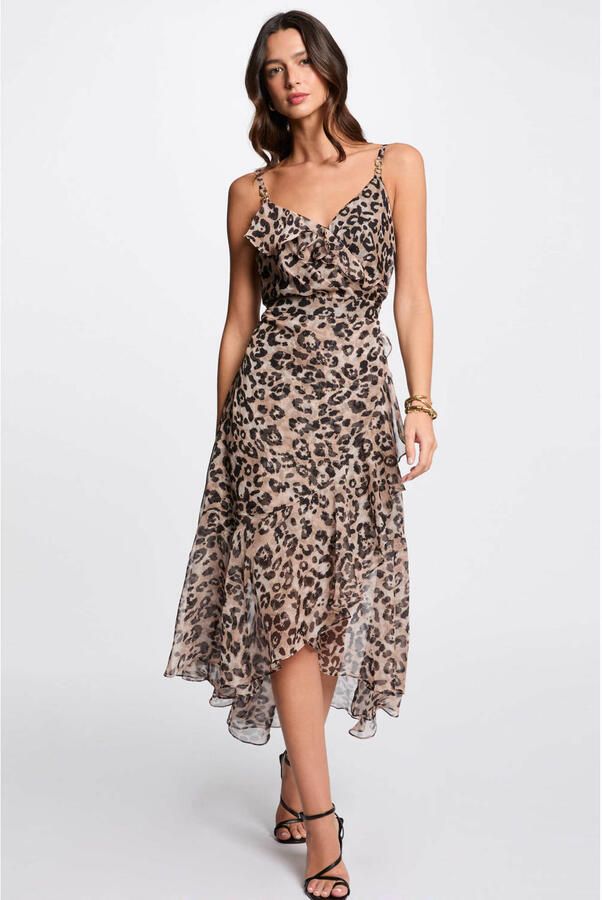 Morgan zomerjurk beige