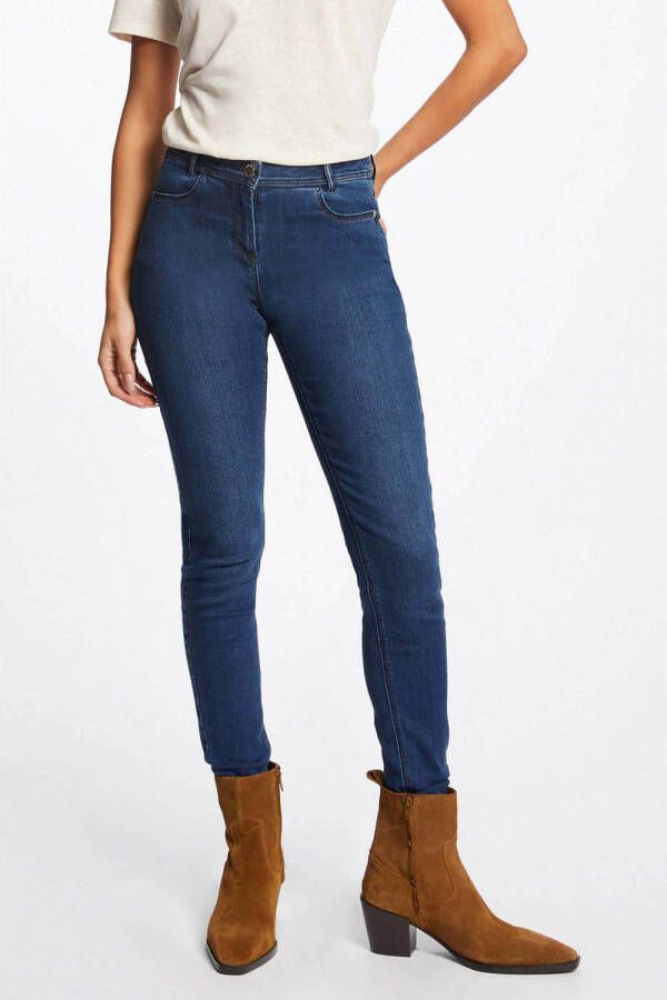 Morgan skinny jeans medium blue denim