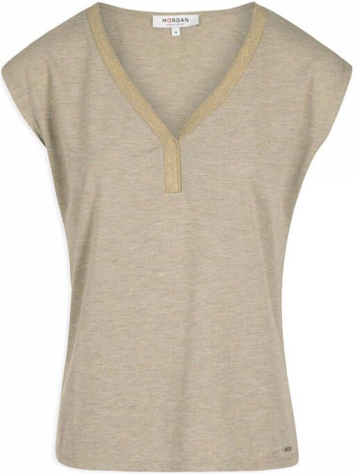 Morgan T-shirt met glitters zand
