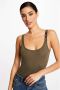 Morgan top kaki - Thumbnail 1
