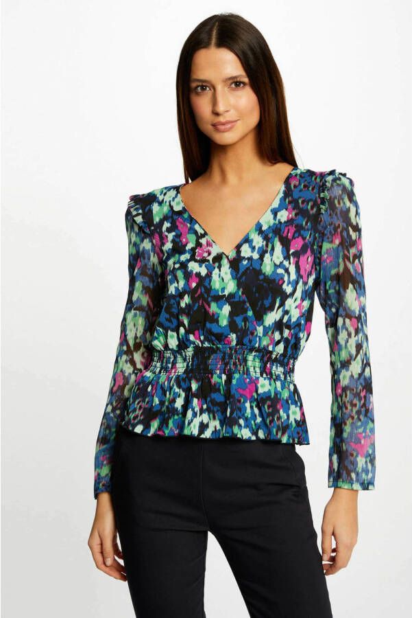 Morgan top met all over print multi