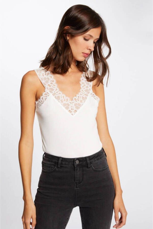 Morgan top met kant wit