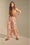MOS MOSH Kleurrijke Maxi Rok met Elastische Tailleband Multicolor Dames - Thumbnail 1