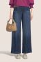 MOS MOSH Wijde jeans met hoge taille geïnspireerd door de jaren 70 Blue Dames - Thumbnail 1