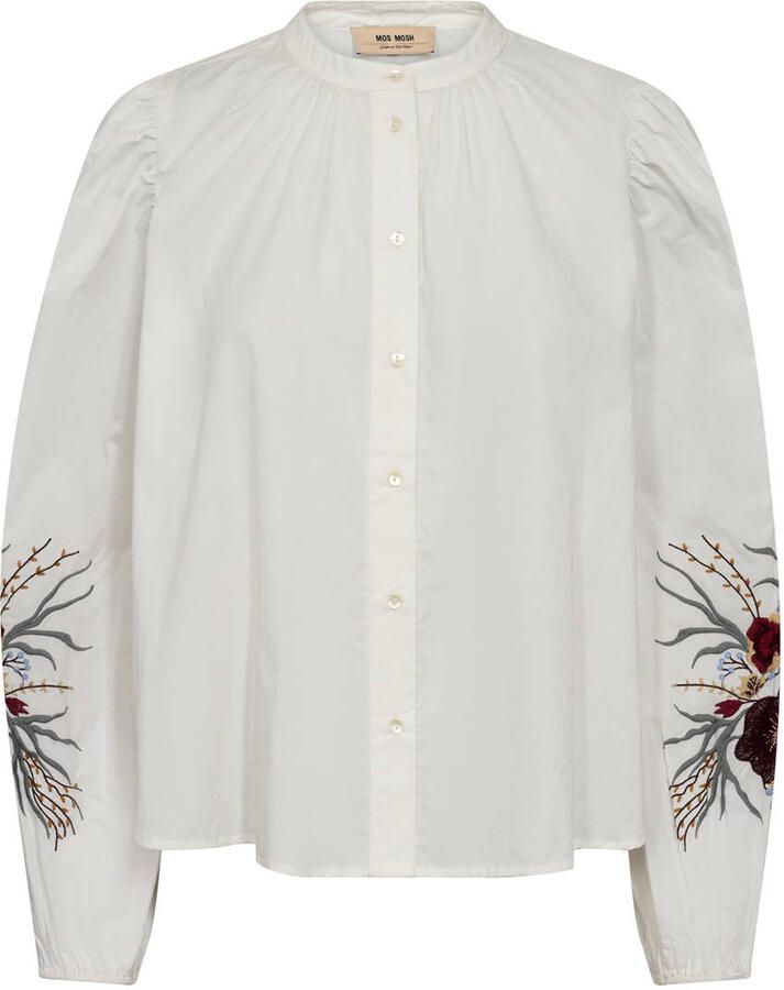 MOS MOSH Dames Blouses Mmmysa Popli Shirt Wit - Foto 6