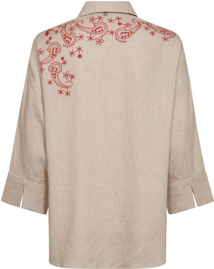 MOS MOSH Dames Tops & T-shirts Mmaudri Coleen Shirt Ecru - Foto 6