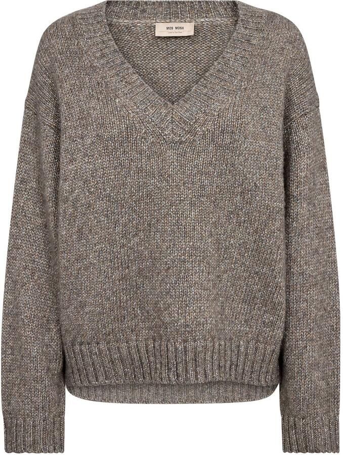 MOS MOSH oversized gebreide pullover met wol model 'Welma'