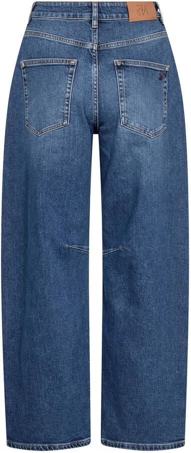 Mos Mosh high waist barrel jeans medium blue denim - Foto 2
