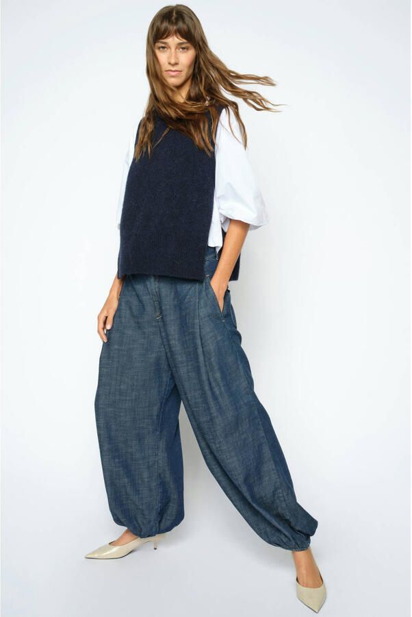 Mos Mosh jeans donkerblauw