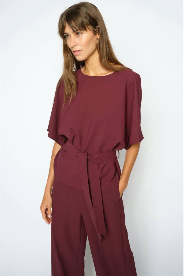 MOS MOSH Dames Blouses Mmrikala Miley Blouse Bordeaux - Foto 2