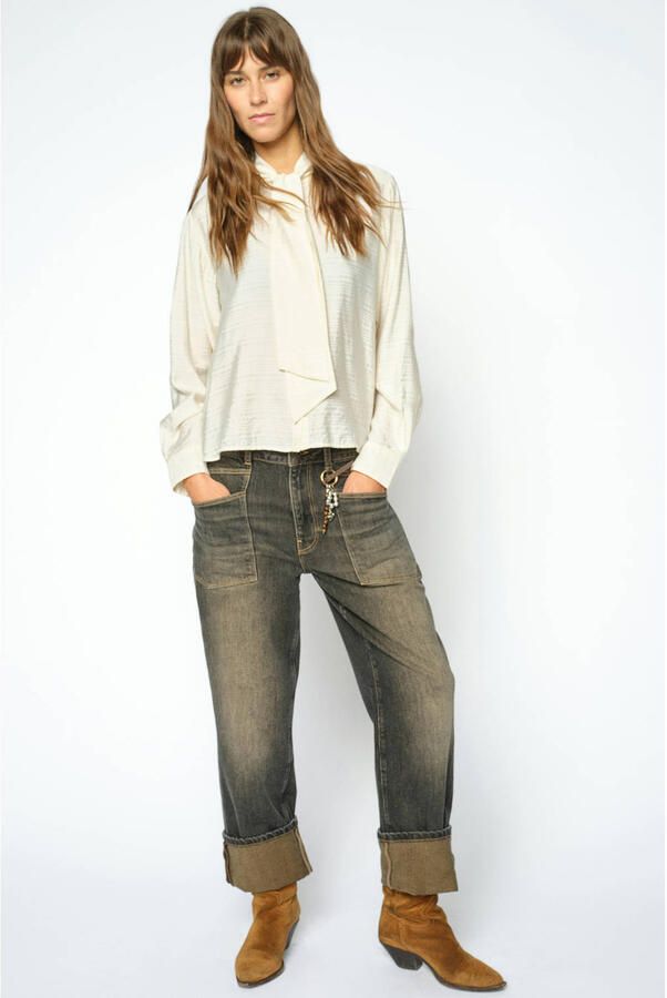 Mos Mosh regular fit jeans grijs