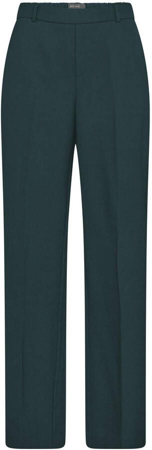 Mos Mosh slim regular waist casual broek grijsblauw - Foto 1