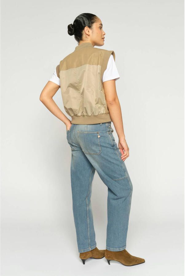 Mos Mosh straight leg jeans medium blue denim - Foto 2