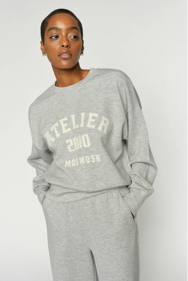 Mos Mosh sweater grijs