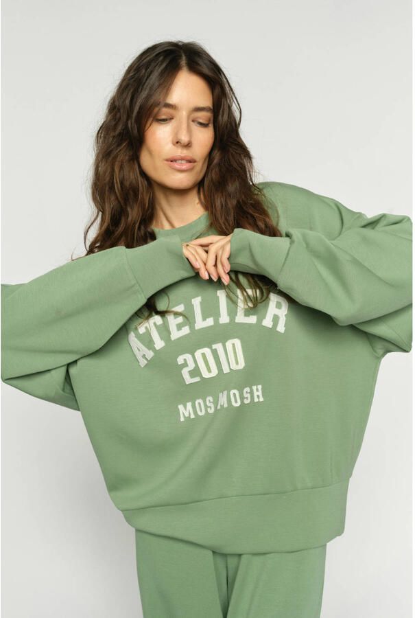 MOS MOSH relaxed fit sweatshirt van viscosemix model 'Nima'