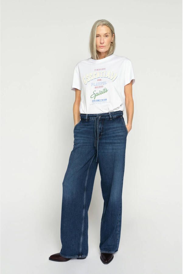 MOS MOSH T-shirt met ronde hals model 'Raft'