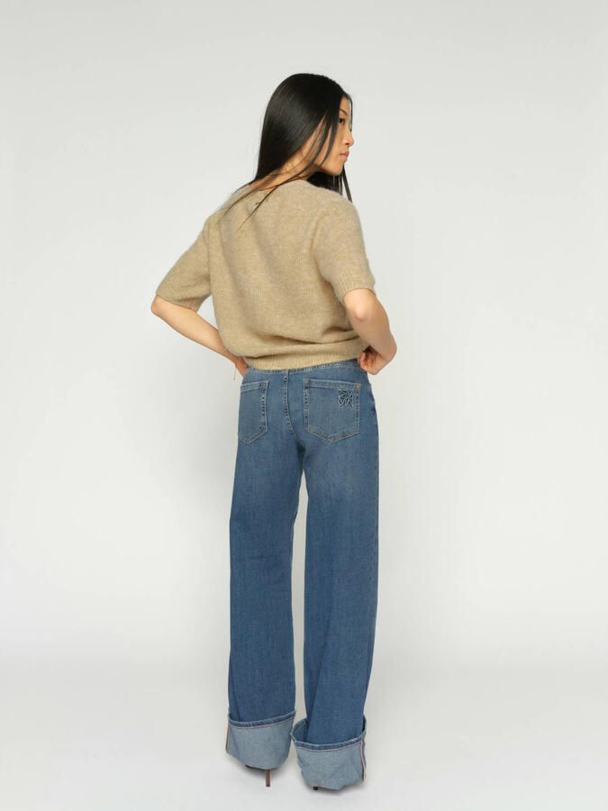 MOS MOSH Wide fit Jeans met vaste zoom Model 'Dara' - Foto 6