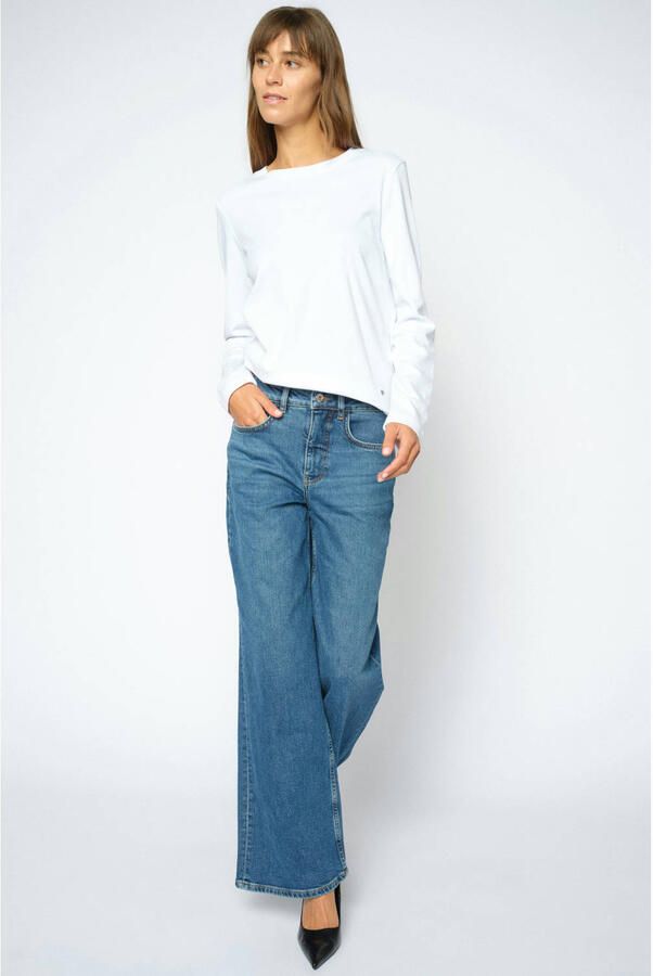 Mos Mosh wide leg jeans medium blue denim - Foto 2