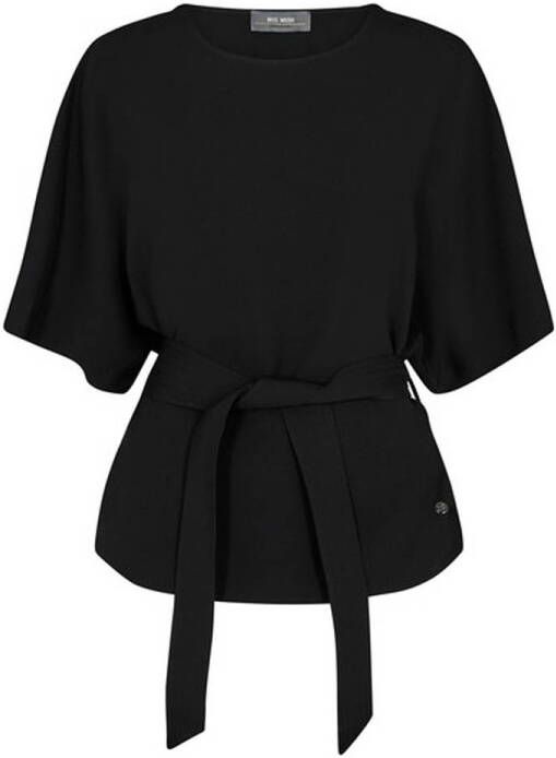 MOS MOSH Hoogwaardige polyester blouses en shirts Black Dames