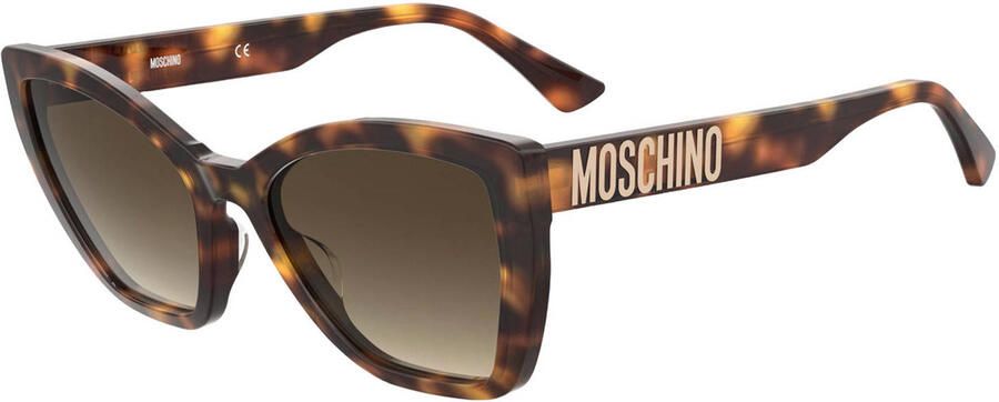 Moschino Havana 2 Bruin Shaded Zonnebril Brown Unisex