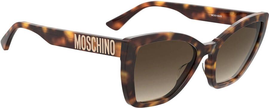 Moschino Havana 2 Bruin Shaded Zonnebril Brown Unisex - Foto 2