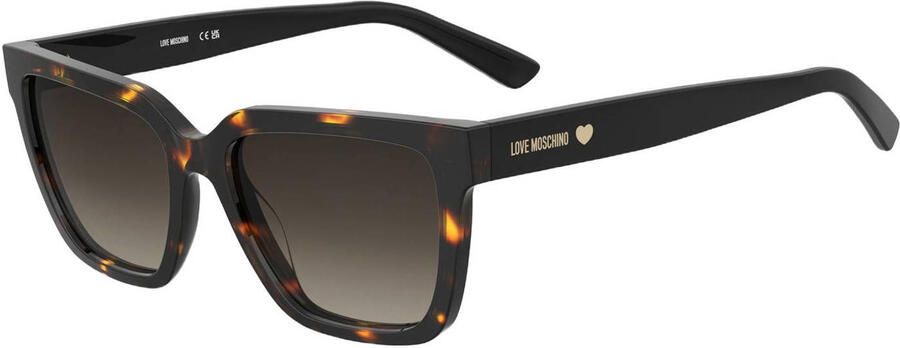 Moschino zonnebril met tortoise print MOL087 S bruin