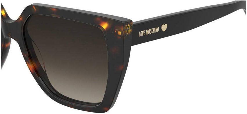 Moschino zonnebril met tortoise print MOL088 S bruin - Foto 2