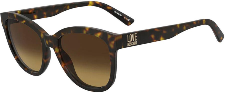 Moschino zonnebril met tortoise print MOL089 S bruin