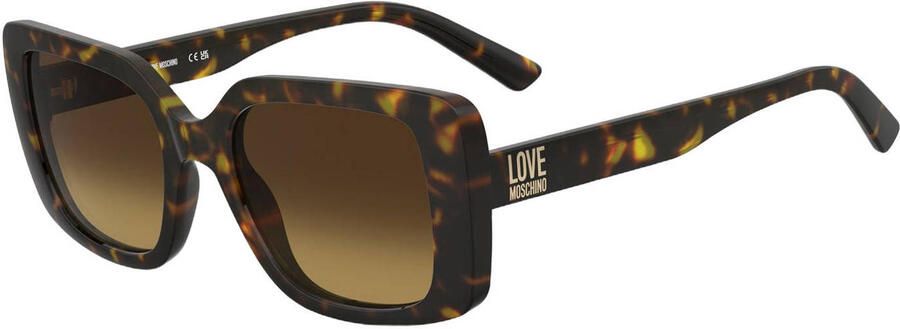 Moschino zonnebril met tortoise print MOL090 S bruin