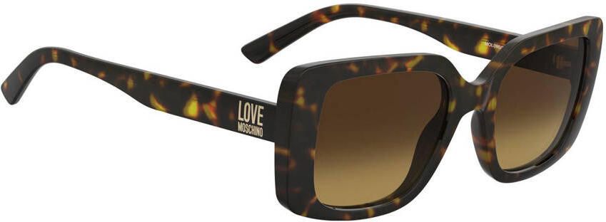 Moschino zonnebril met tortoise print MOL090 S bruin - Foto 3