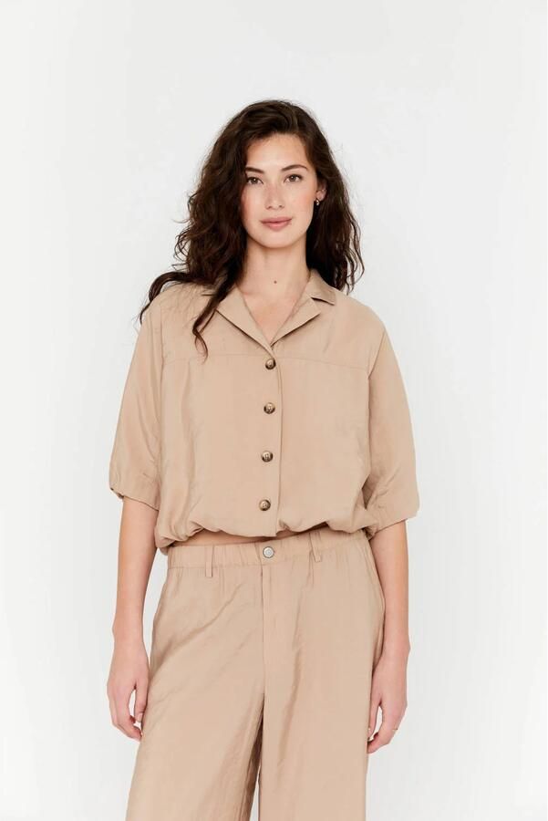 MOSCOW Dames Blouses 142-01-mosi Beige - Foto 7