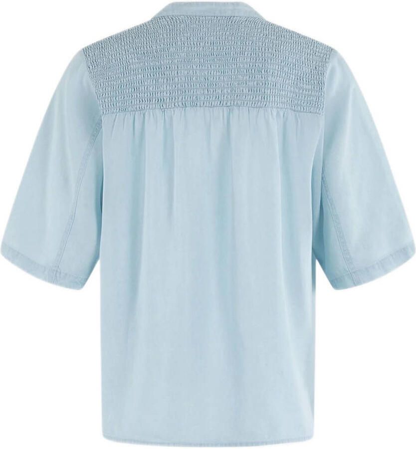 MOSCOW Dames Blouses 119-05-willy Lichtblauw - Foto 5