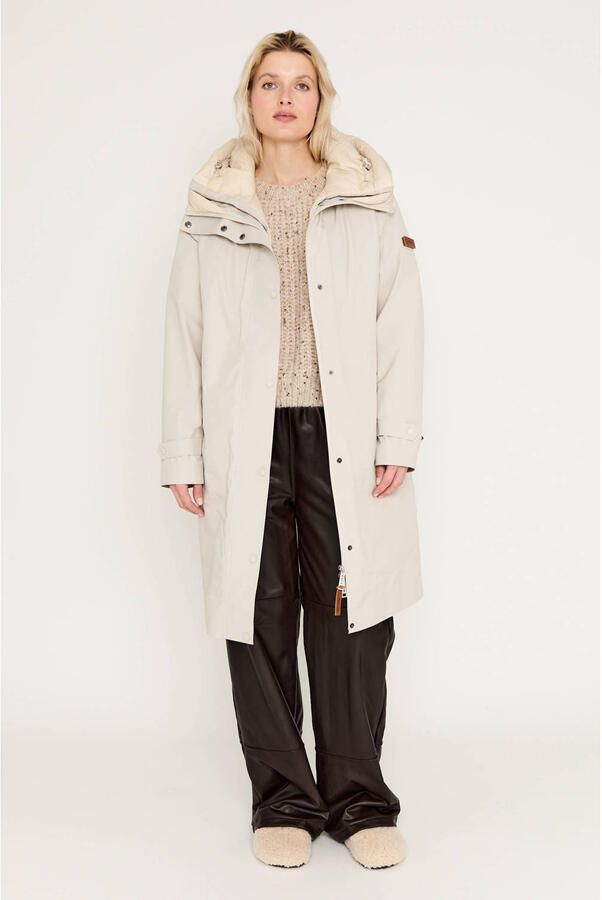 Moscow donzen reversible jas ecru