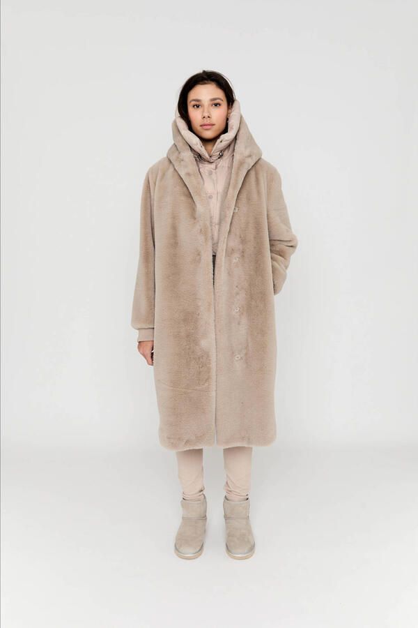 MOSCOW Dames Jassen 08-08-nadjana-3 Taupe - Foto 4