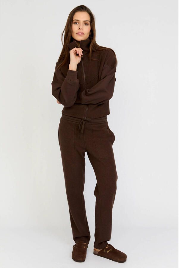 Moscow slim fit broek bruin - Foto 3