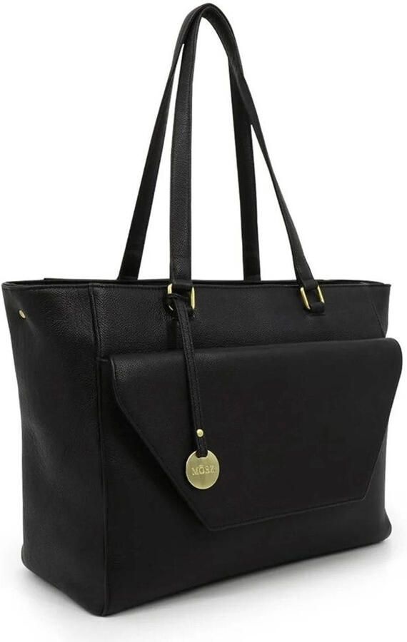 Mosz 15.6 inch laptoptas Denise zwart - Foto 3
