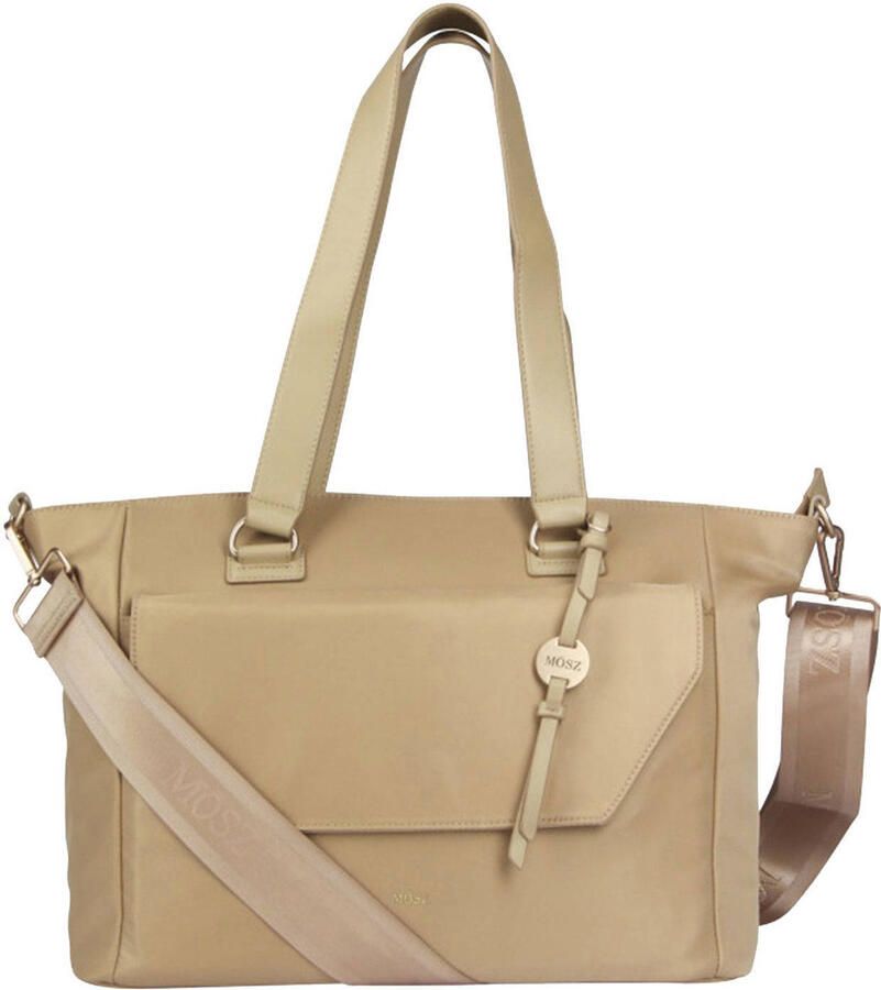 Mosz 15.6 inch laptoptas Denise beige
