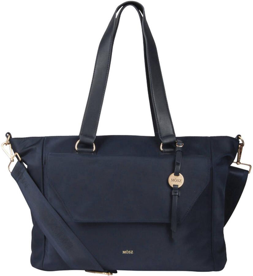 Mosz 15.6 inch laptoptas Denise donkerblauw - Foto 3