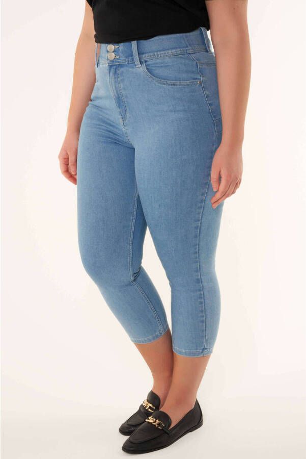 MS Mode high waist skinny jeans medium blue denim