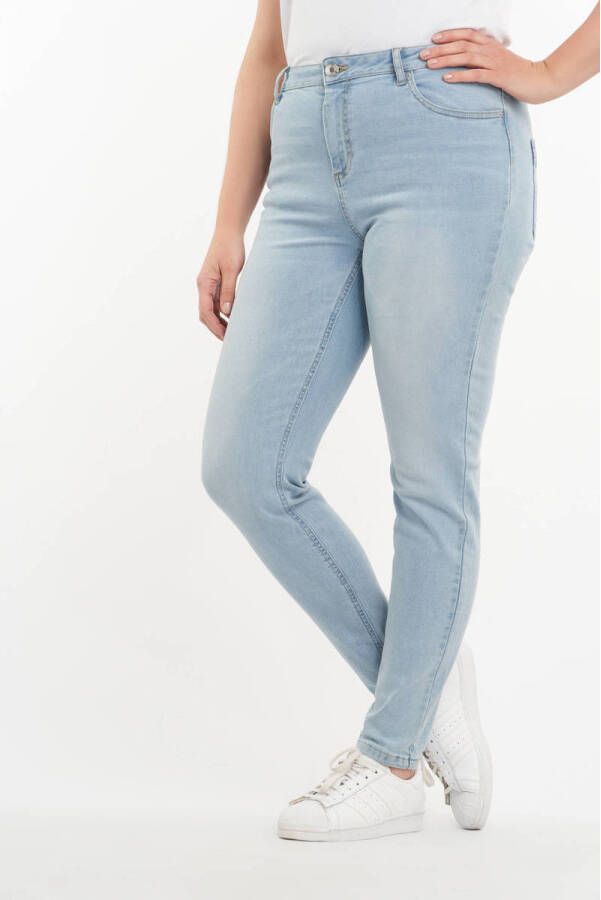 MS Mode high waist slim fit jeans IRIS light denim