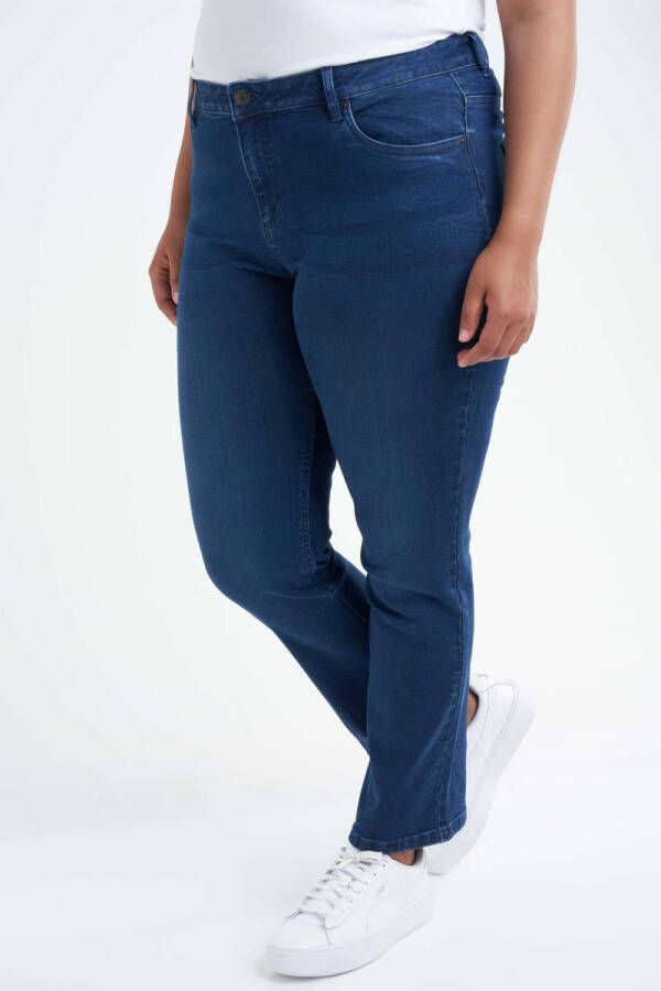 MS Mode straight fit jeans LILY 30 INCH dark denim