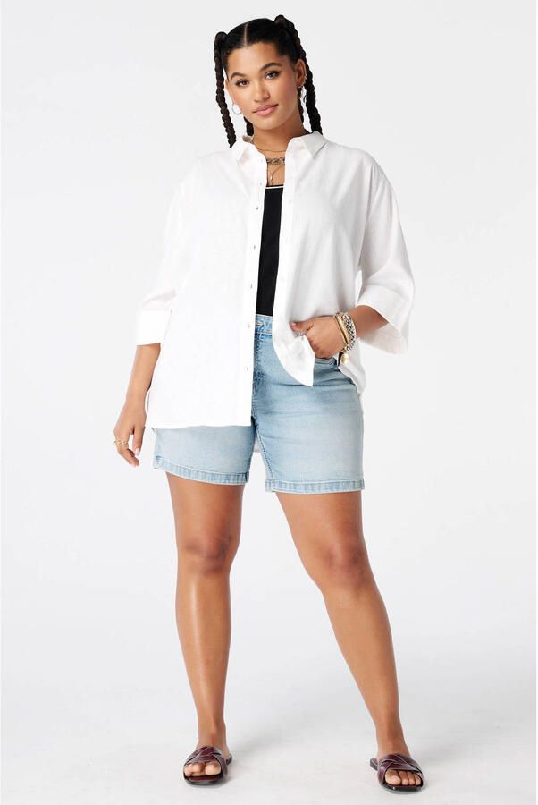 MS Mode aansluitend top Plus Size zwart - Foto 3