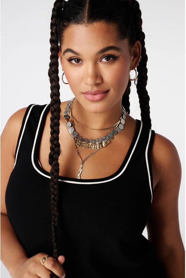 MS Mode aansluitend top Plus Size zwart - Foto 2