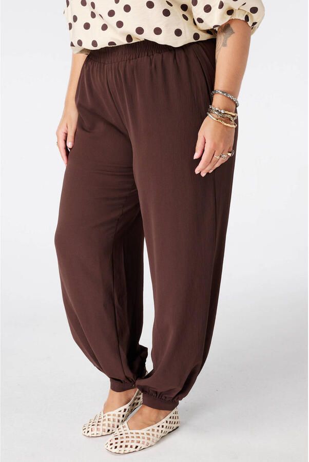 MS Mode ballon broek Plus Size bruin
